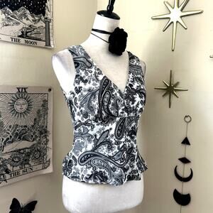Rena Rowan Vintage 90's-Y2K Paisley Print Blouse
